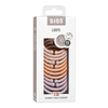 Kép 2/4 - BIBS karikák - púderrózsaszín-hamvas lila-barack csomag