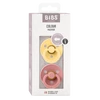 Kép 2/4 - BIBS cumi krémsárga - tearózsa - 2db
