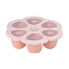 Kép 1/2 - Béaba - Szilikon multifunkciós bébiétel tároló - 6 x 90 ml - Sötét rózsaszín