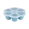 Kép 1/2 - Béaba - Szilikon multifunkciós bébiétel tároló - 6 x 90 ml - Viharkék