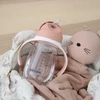Kép 2/4 - Béaba - Szívószálas Ivópohár 300 ml – Sötét rózsaszín