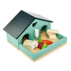 Kép 2/3 - Tender Leaf Toys - Fa nyuszi ház
