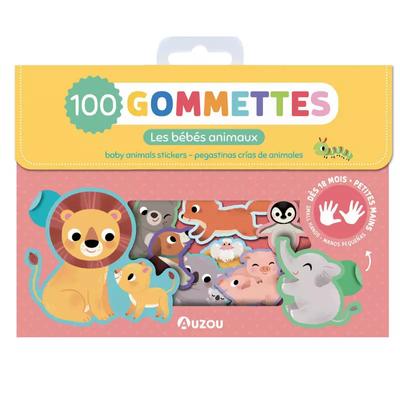 Auzou - Bébi állatok 100 db-os matrica készlet