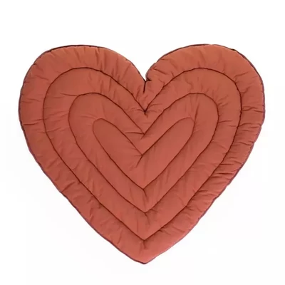Szív alakú játszószőnyeg - 120 cm