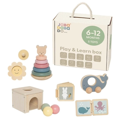 JaBaDaBaDo - Montessori fejlesztő játékcsomag 6-12 hónapos babáknak