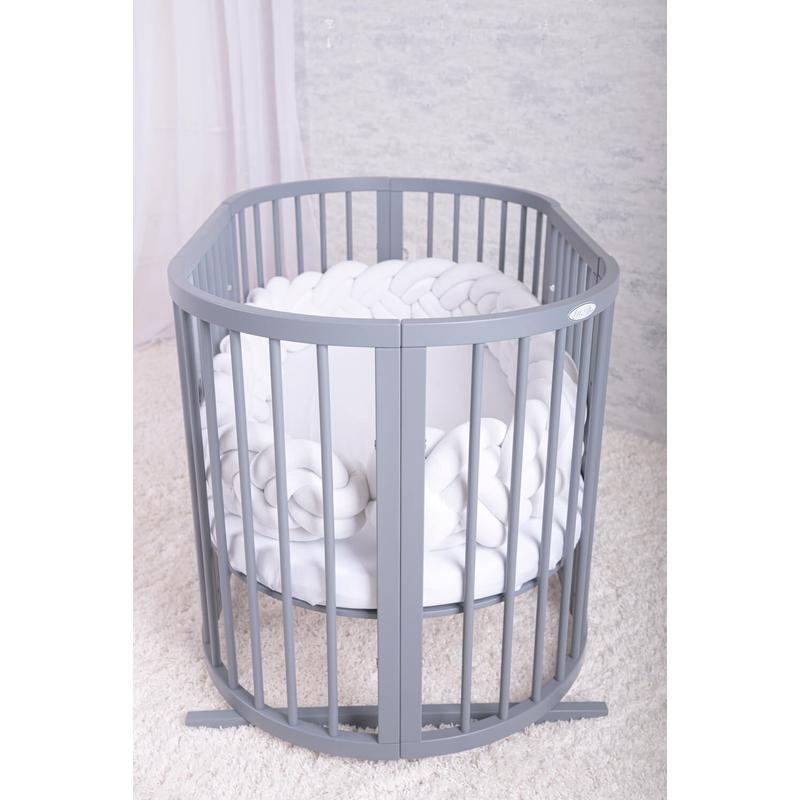 Comfort ovális kiságy - szürke