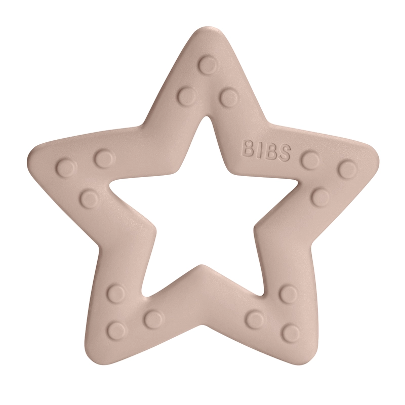 BIBS - Púderrózsaszín csillag rágóka