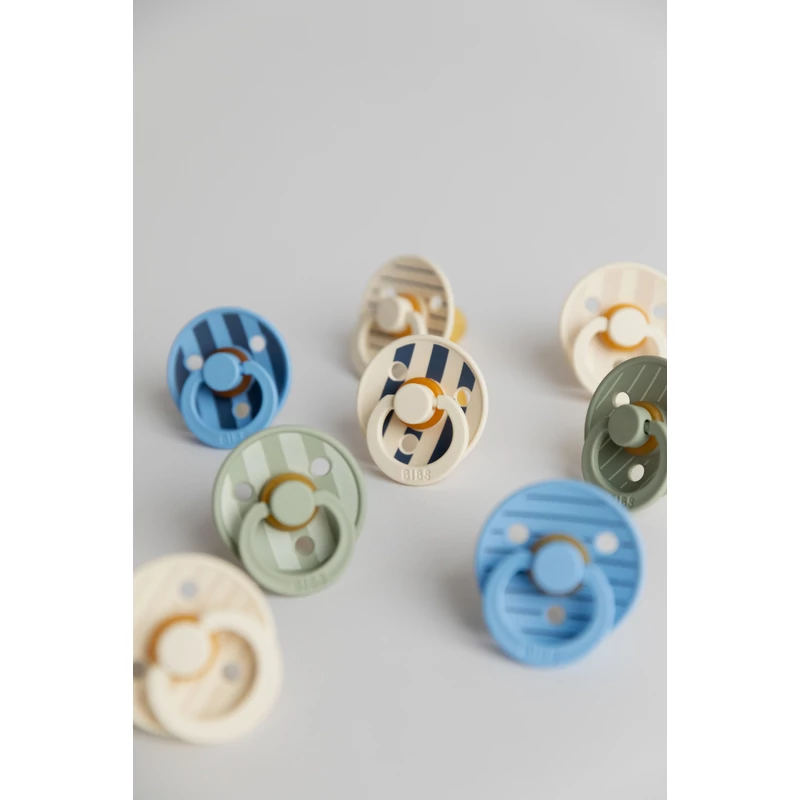 BIBS Studio Pin Colour - Acélkék mix (2 db)