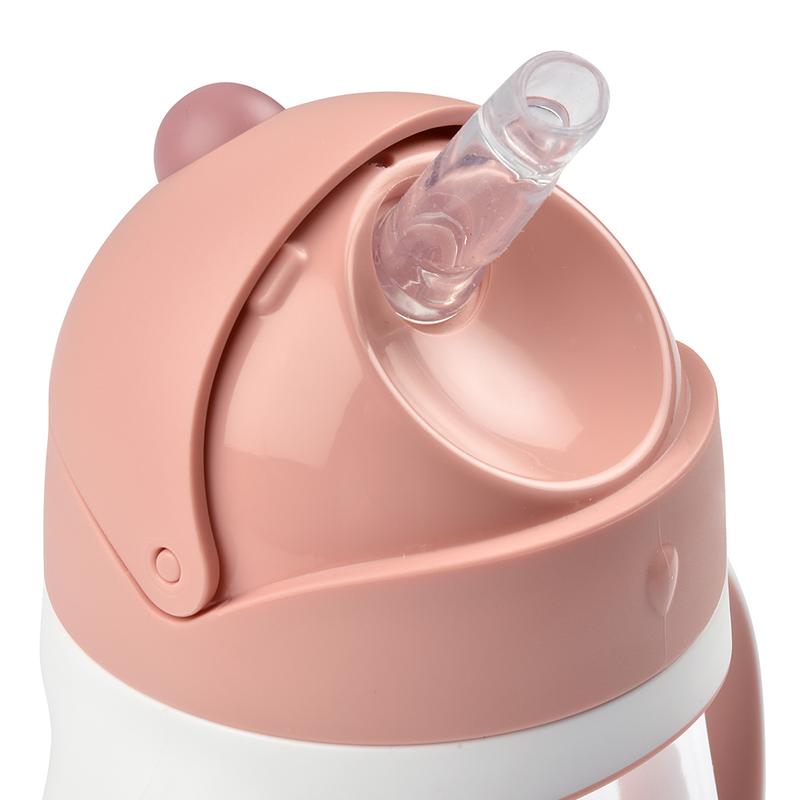 Béaba - Szívószálas Ivópohár 300 ml – Sötét rózsaszín