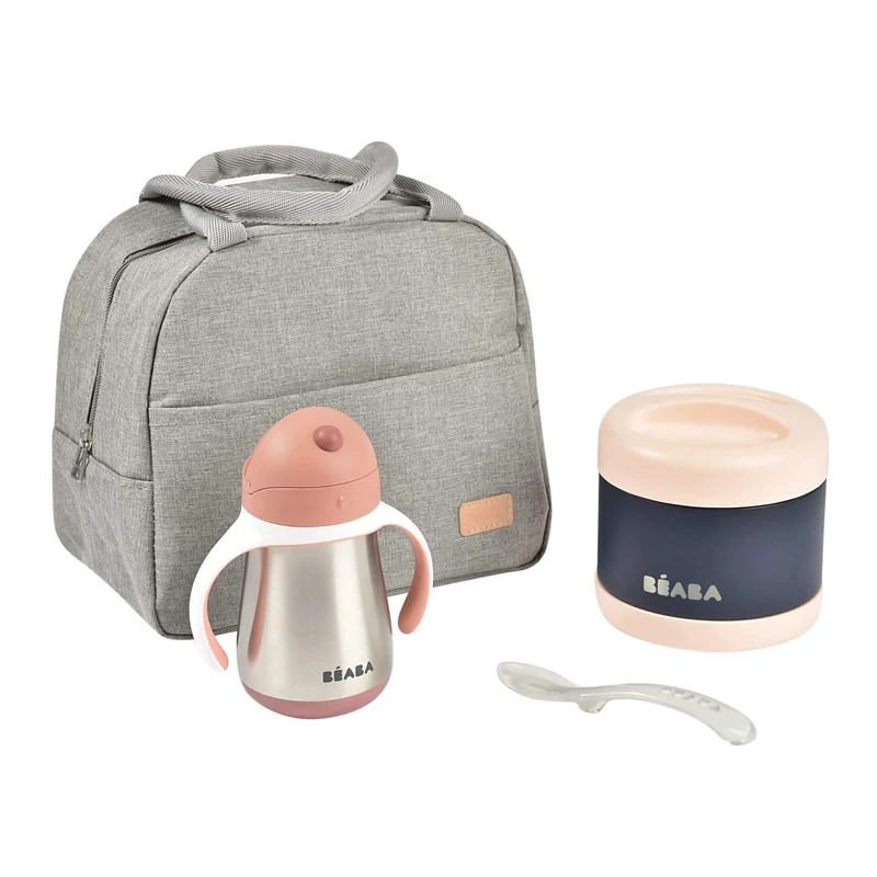Béaba - On-the-go Uzsonnás táska - Rózsaszín