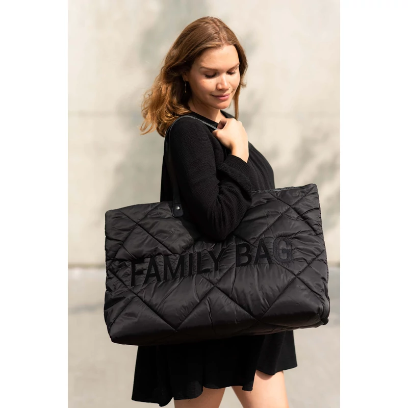 &quot;Family Bag&quot; Táska - Pufi - Fekete