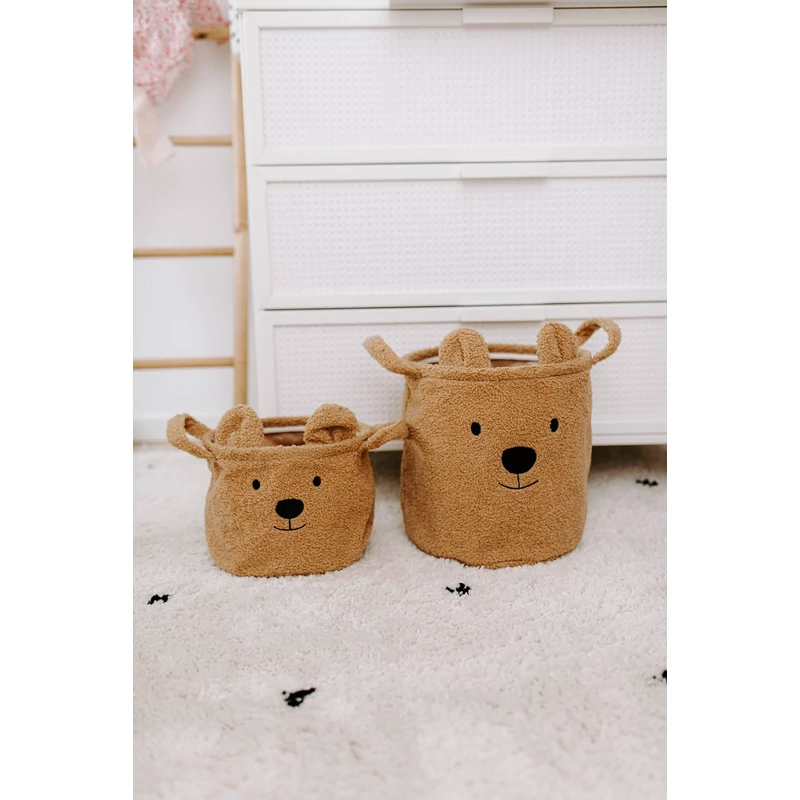 Teddy Kosárka - 25x20x20 Cm - Barna