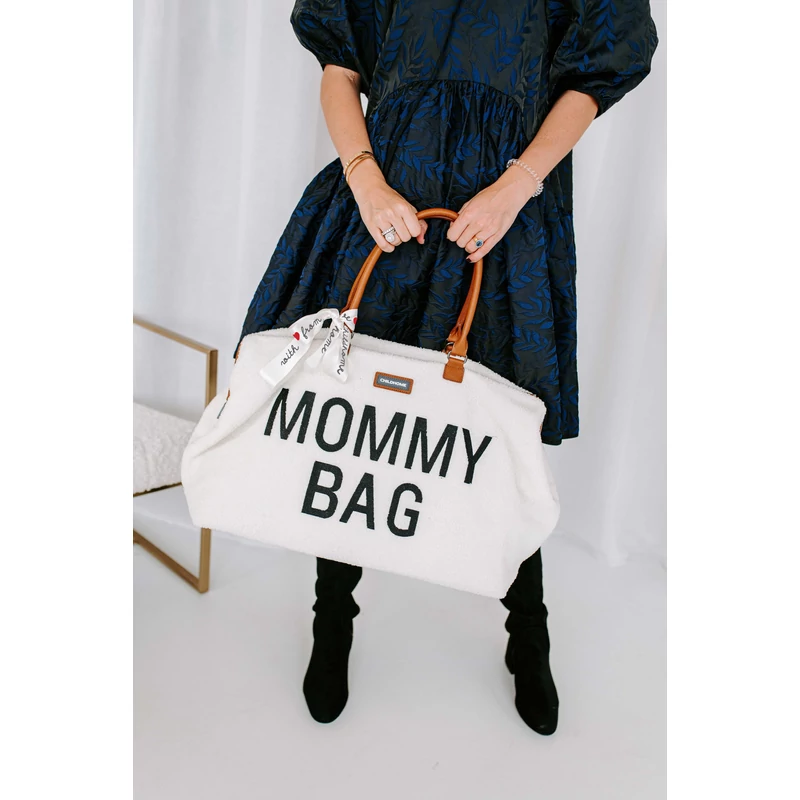 &quot;Mommy Bag&quot; Táska - Plüss - Fehér