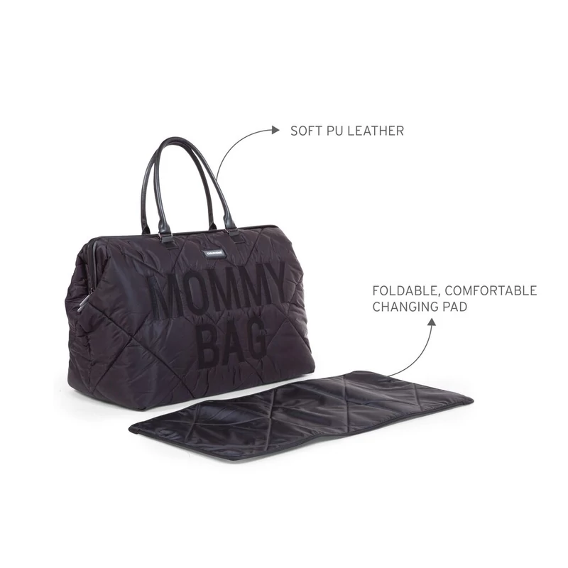&quot;Mommy Bag&quot; Táska - Pufi - Fekete