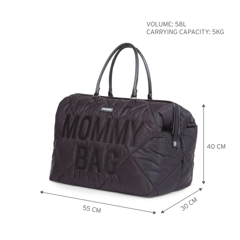 &quot;Mommy Bag&quot; Táska - Pufi - Fekete