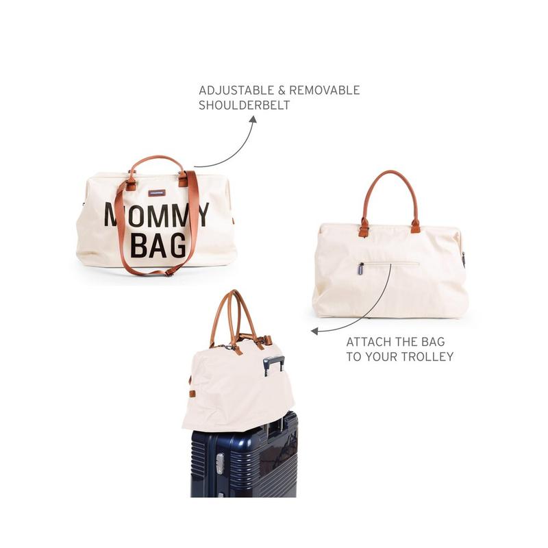 &quot;Mommy Bag&quot; Táska - Törtfehér/Fekete