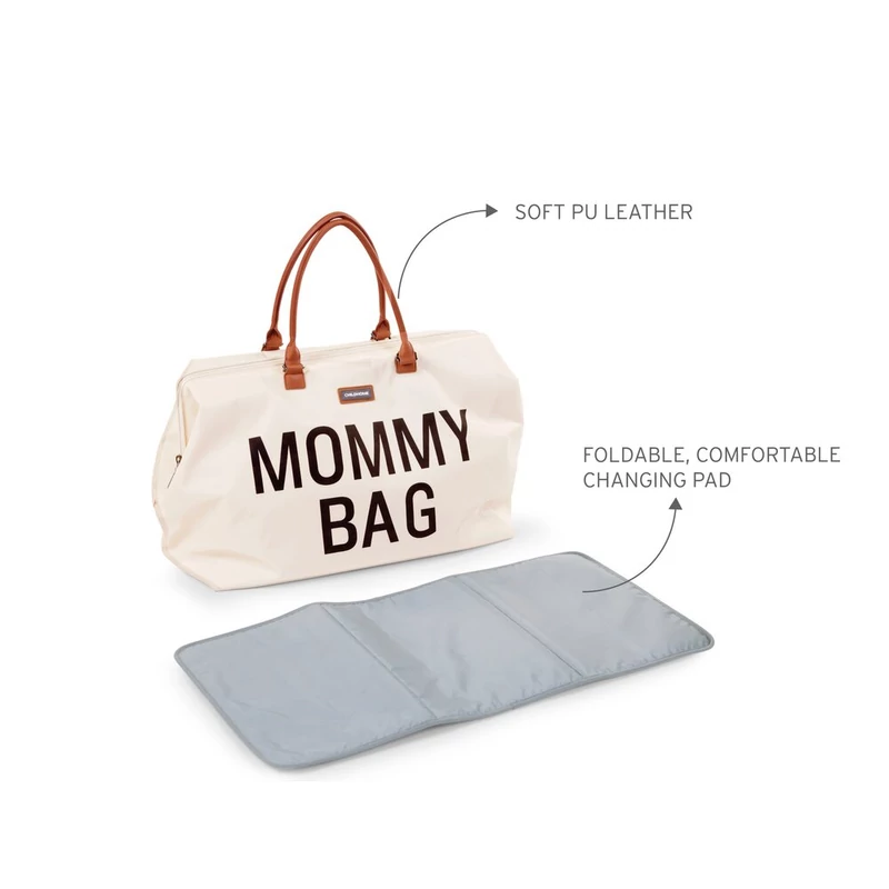 &quot;Mommy Bag&quot; Táska - Törtfehér/Fekete