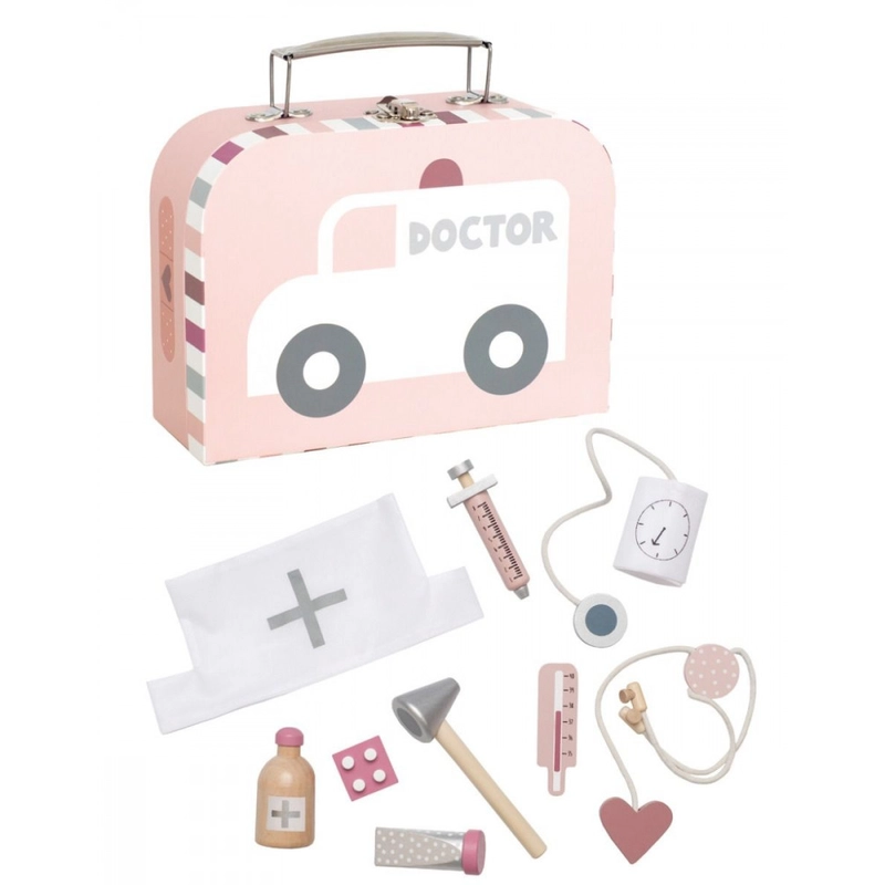 JaBaDaBaDo - Orvosi táska pasztell rózsaszín