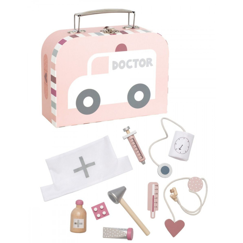 JaBaDaBaDo - Orvosi táska pasztell rózsaszín
