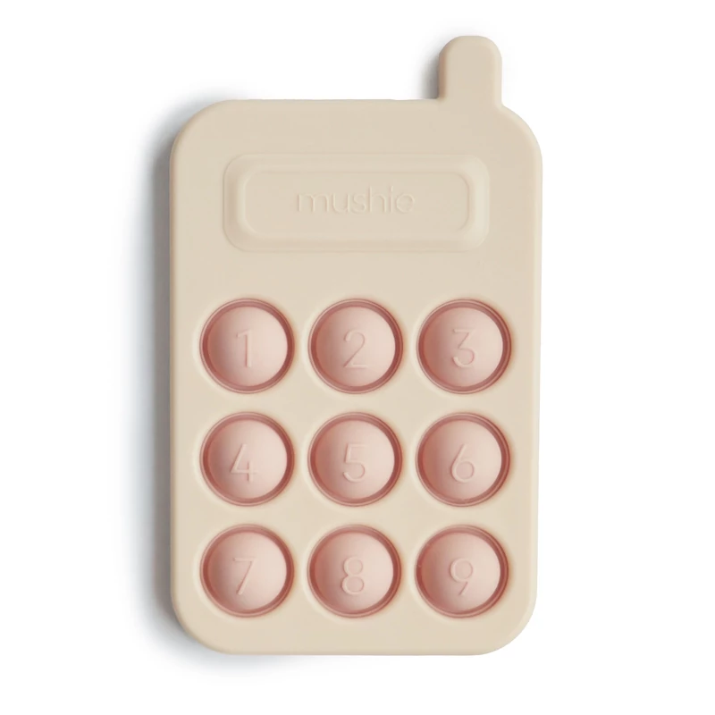 MUSHIE nyomogatós telefon - púderrózsaszín