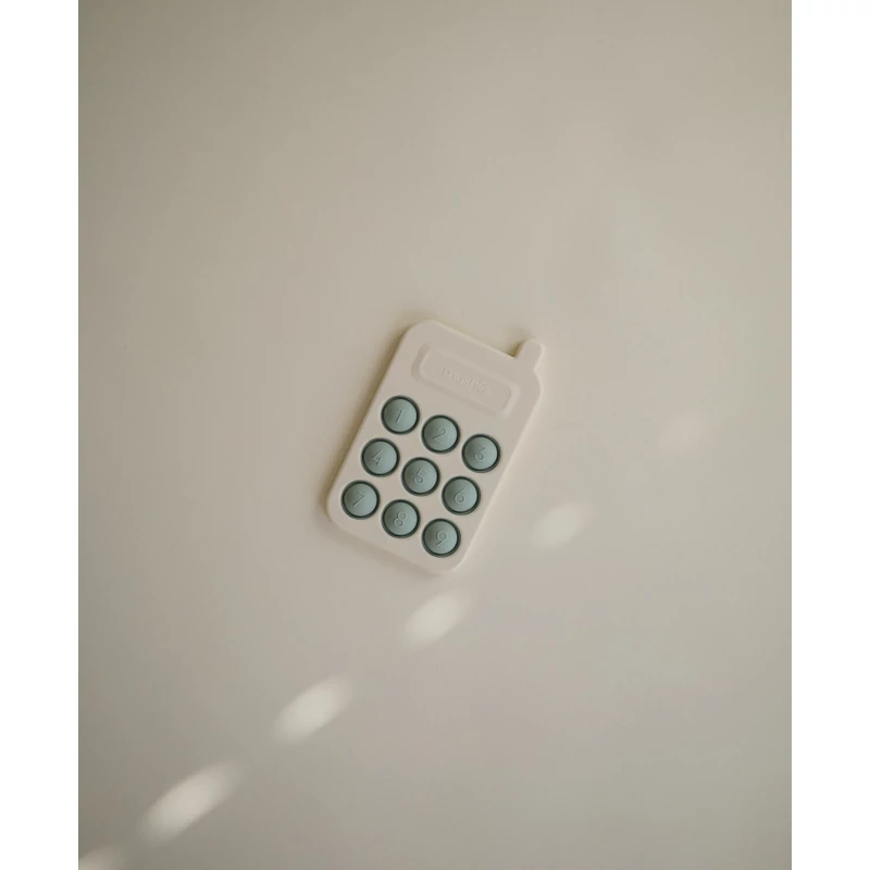 MUSHIE nyomogatós telefon - türkiz