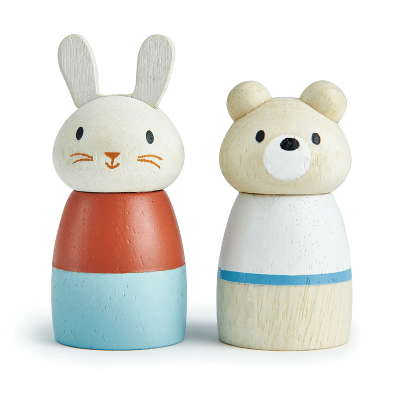 Tender Leaf Toys - Fa vitorláshajó