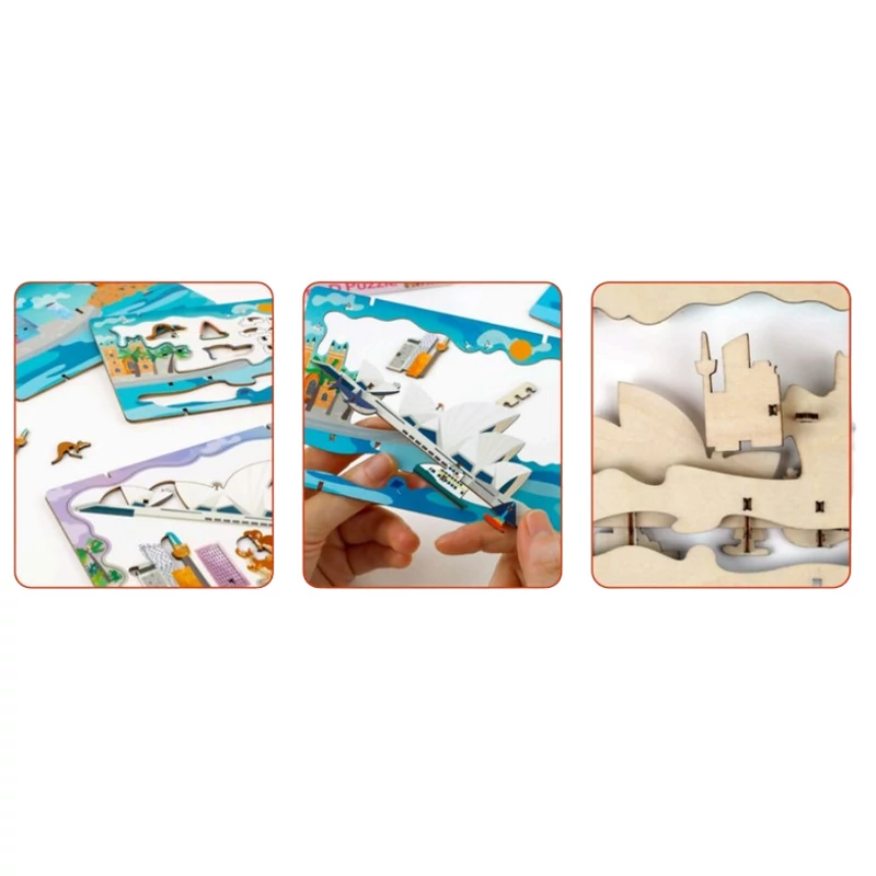 Avenir -  Városkép 3D puzzle - Párizs