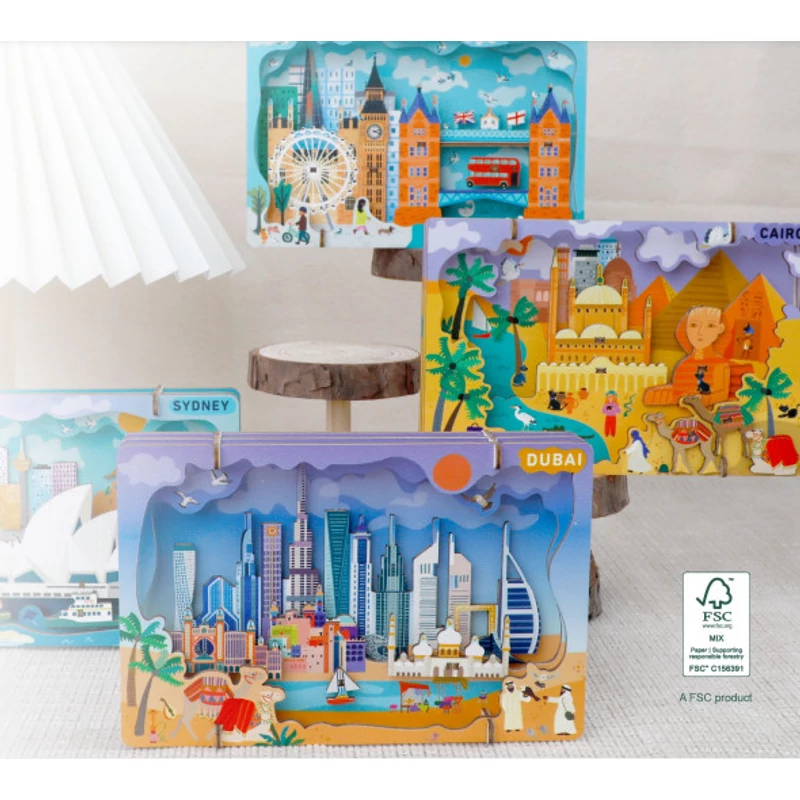 Avenir -  Városkép 3D puzzle - Párizs