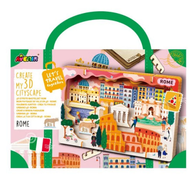 Avenir -  Városkép 3D puzzle - Róma
