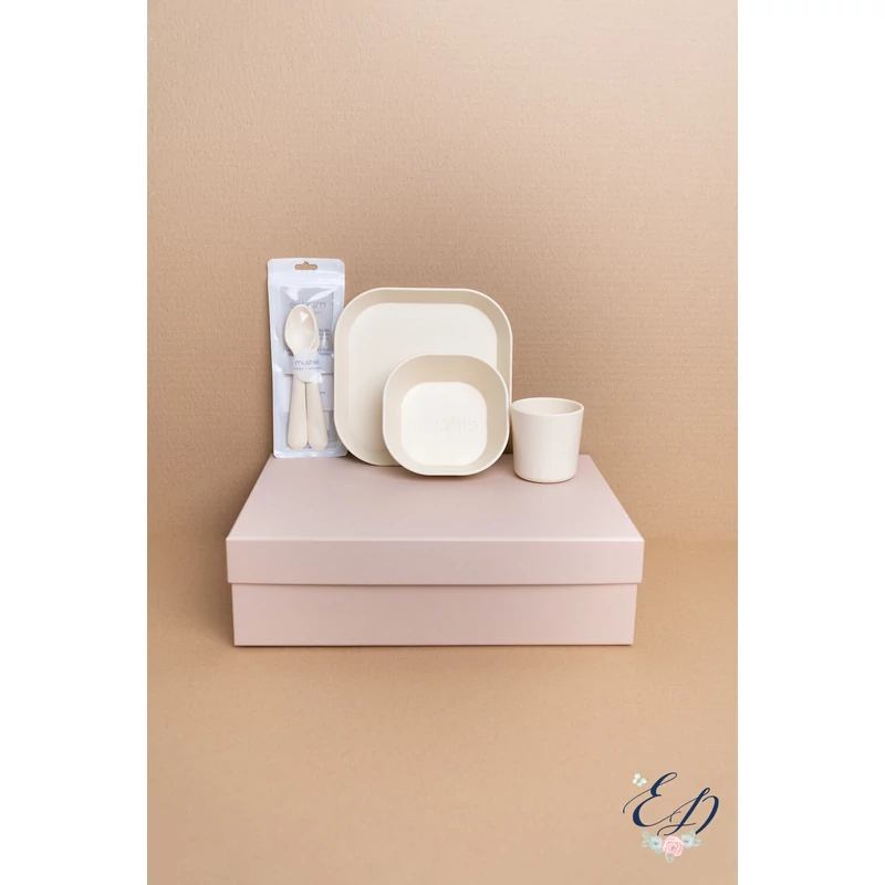 Ella and Dan mealtime box - creme